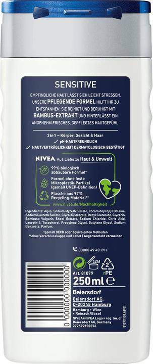 Image du produit NIVEA Sensible (250 ml)