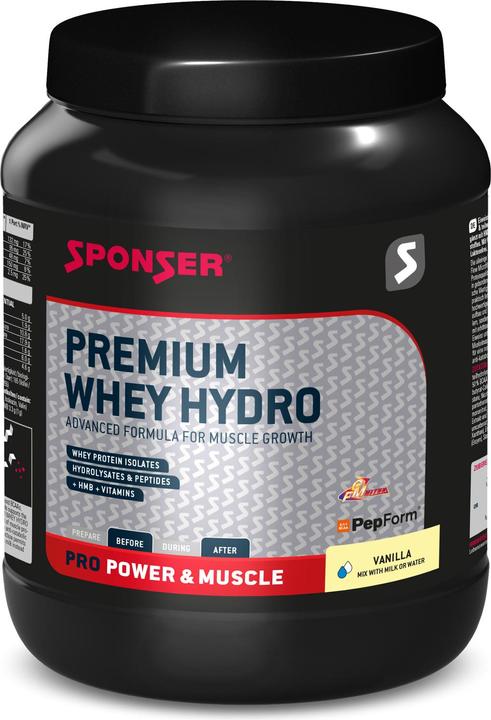 Actual product image Sponser Premium Whey Hydro (Vanilla, 1 pcs., 850 g)
