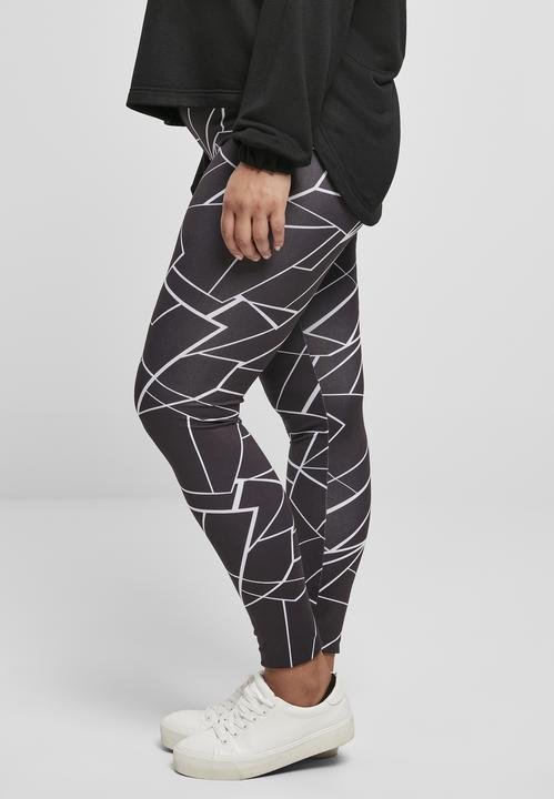 Actual product image Urban Classics Ladies AOP Leggings (4XL)