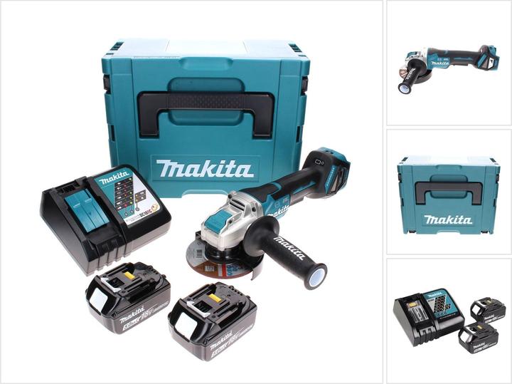 Actual product image Makita Battery angle grinder (125 mm)