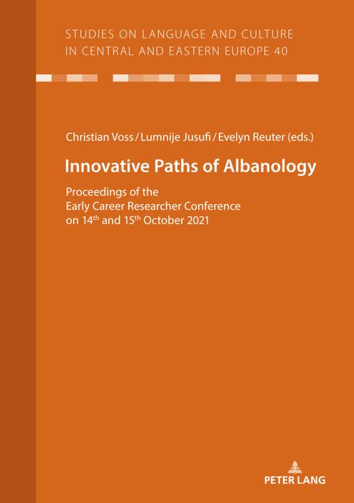 Actual product image Innovative Paths of Albanology (German, Evelyn Reuter, Christian Voss, Lumnije Jusufi, 2023)