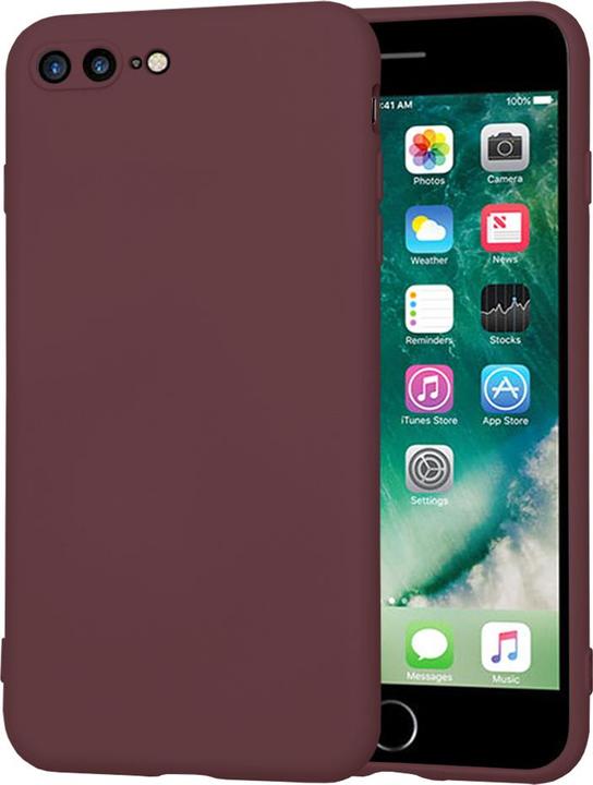 Actual product image Techsuit - SoftFlex - iPhone 7 Plus / iPhone 8 Plus - Plum Red (Apple iPhone 8 Plus, Apple iPhone 7 Plus)