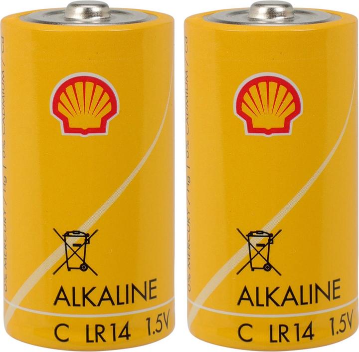 Actual product image Rainx Set of 2 alkaline batteries Baby 1.5V type C, Shell (2 pcs., C)