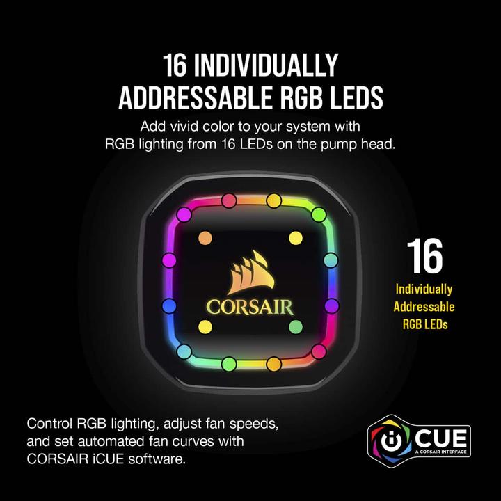 Actual product image Corsair H150i RGB PRO XT