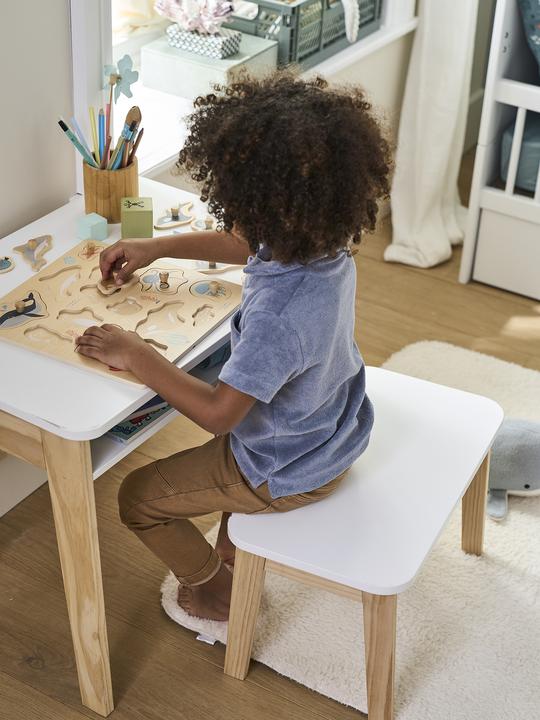 Image du produit Vertbaudet Set: Kinderschreibtisch & Hocker SCHULBANK, Vorschule