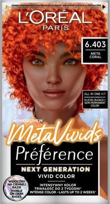 Immagine prodotto L'Oréal Paris L'Oreal Preference Metavivids Tintura per capelli 6.403 Meta Coral (6.403 Meta Corallo)