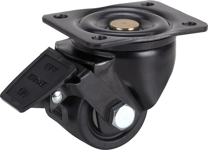 Image du produit Dörner + Helmer Rouleau pour charges lourdes avec roue en plastique, fixe