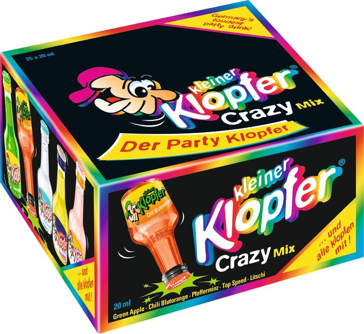 Actual product image Kleiner Klopfer Crazy Mix (25 x 2 cl)