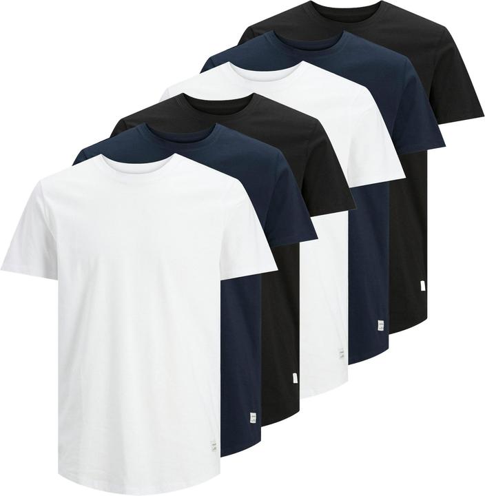 Jack & Jones Jjenoa Tee 6pk (XL)