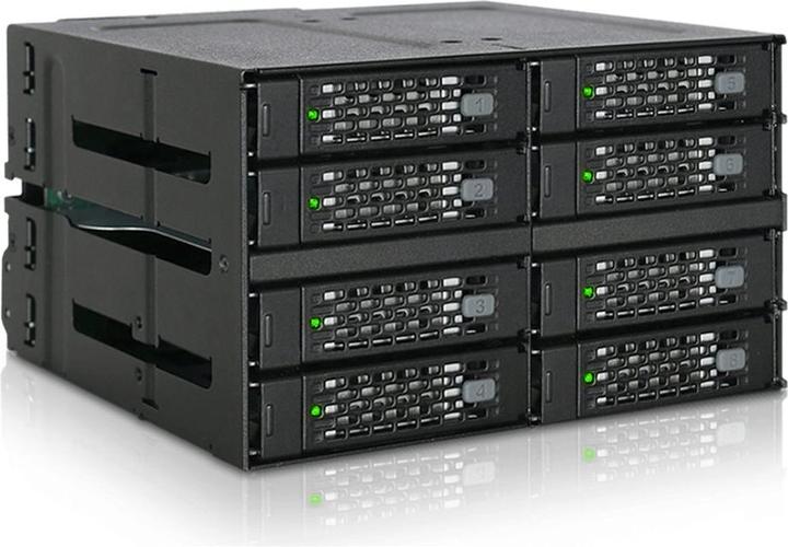 Actual product image Icy Dock removable frame 8x 2.5" MB508SP-B