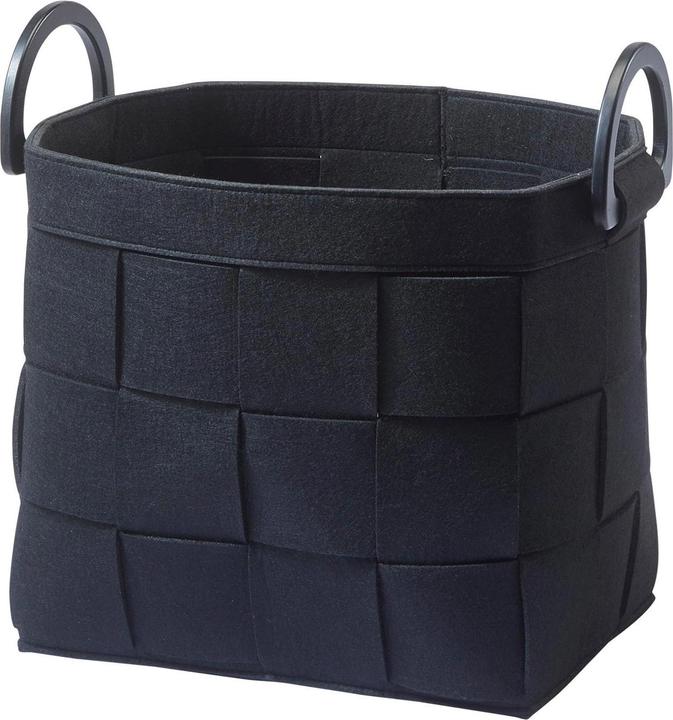 Immagine prodotto Aquanova Cestino per il bucato Dix 28 l, Nero (28 l)