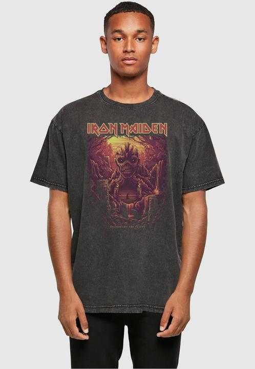 Produktbild Merchcode Iron Maiden - Mummy Acid Washed Heavy Oversized Tee - 114469 (XL)