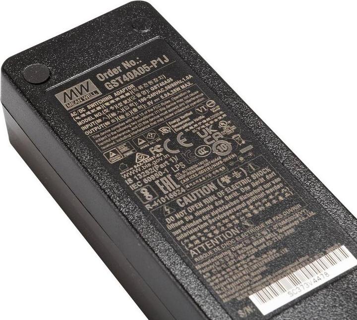 Produktbild MeanWell Power Adapter Desk Top C14 5V ErP 25W