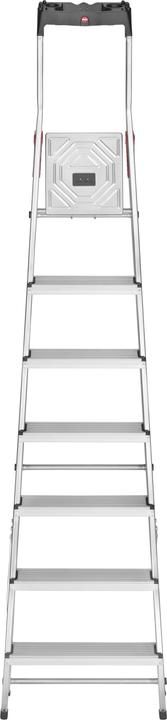 Produktbild Hailo L60 StandardLine, Alu-Sicherheits-Stehleiter, 7 Stufen (Stehleiter, 130 cm)