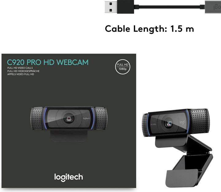 Produktbild Logitech HD Pro C920 (2 Mpx)