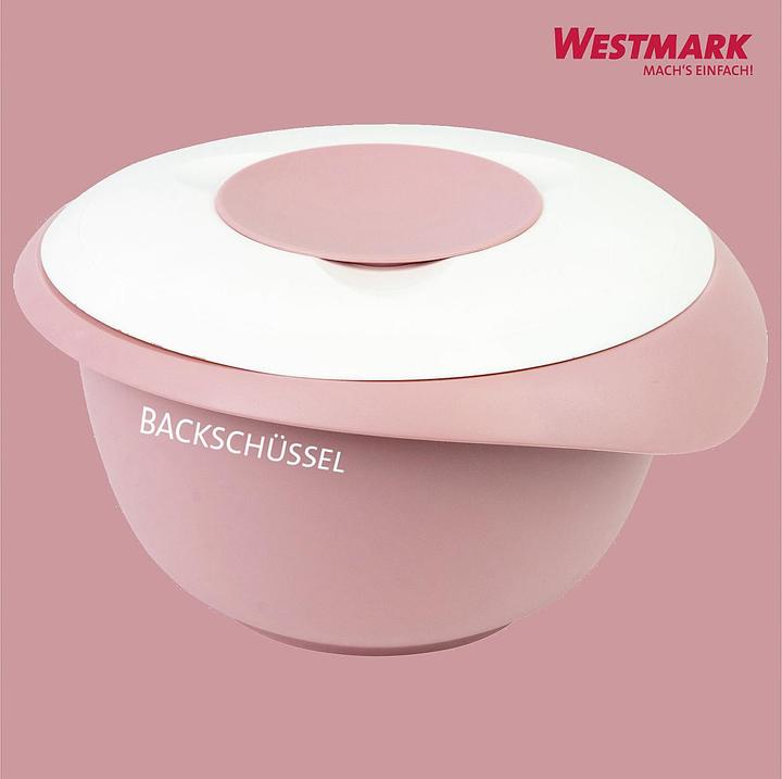 Actual product image Westmark Mixing bowl pink/white (2.50 l, 1 x)