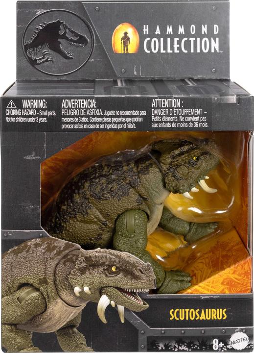 Actual product image Mattel JW Hammond Collection - Pack Dino #3 - Scutosaurus