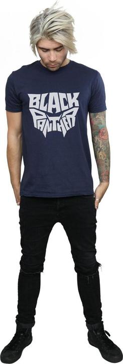 Image du produit Mens Black Panther Worded Emblem T-Shirt (M)