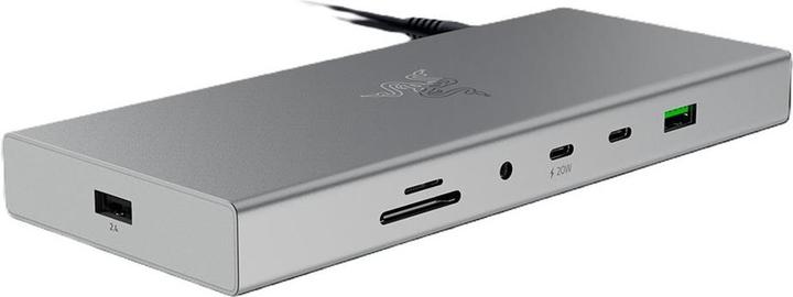 Image du produit Razer NB Acc Dock USB-C 4 Mercury (RC21-02280200-R3EK) (USB-C, 14 Ports)