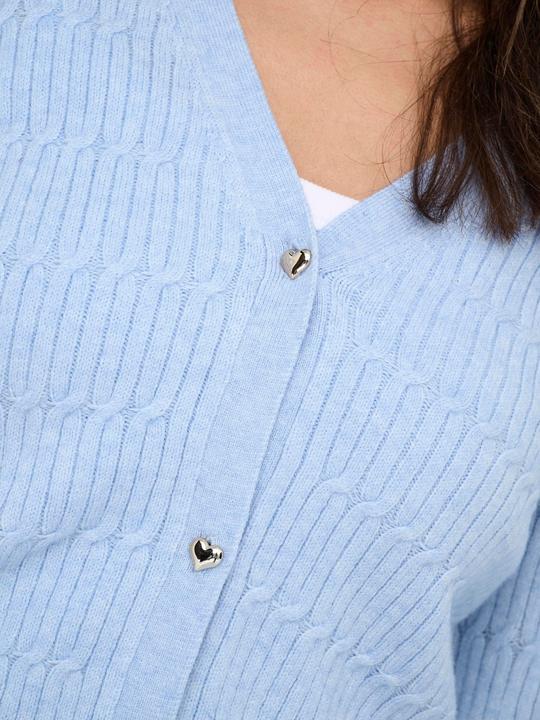 Actual product image Only Onlkatia Ls Cable V-Neck Cardi Knt Nca (L)