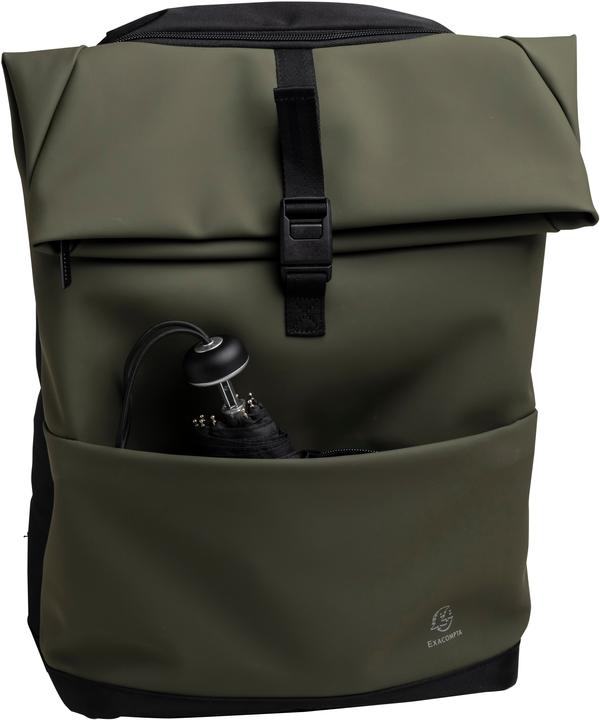 Actual product image Exacompta Sac à dos ordinateur Exactive Young 2 compartiments - Kaki (18 l)