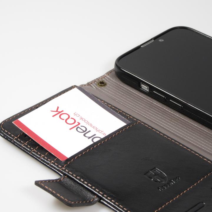 Actual product image PhoneLook Leather Case Flip Wallet with Accent Stripe & Card Holder (Apple iPhone 13)