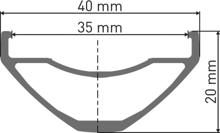 Actual product image DT Swiss H 612 Hybrid rim 27.5" (27.50")
