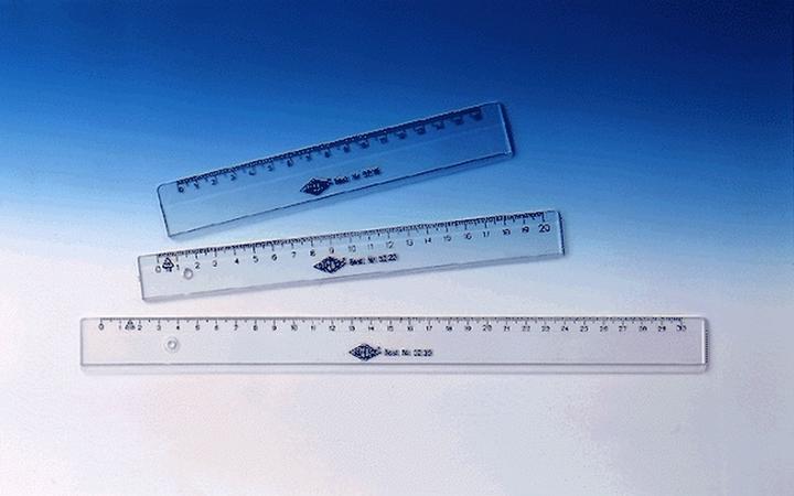 Actual product image Wedo Plastic ruler (300 mm)