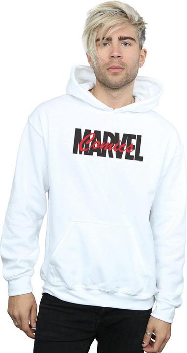 Actual product image Mens Red Font Logo Hoodie (4XL)