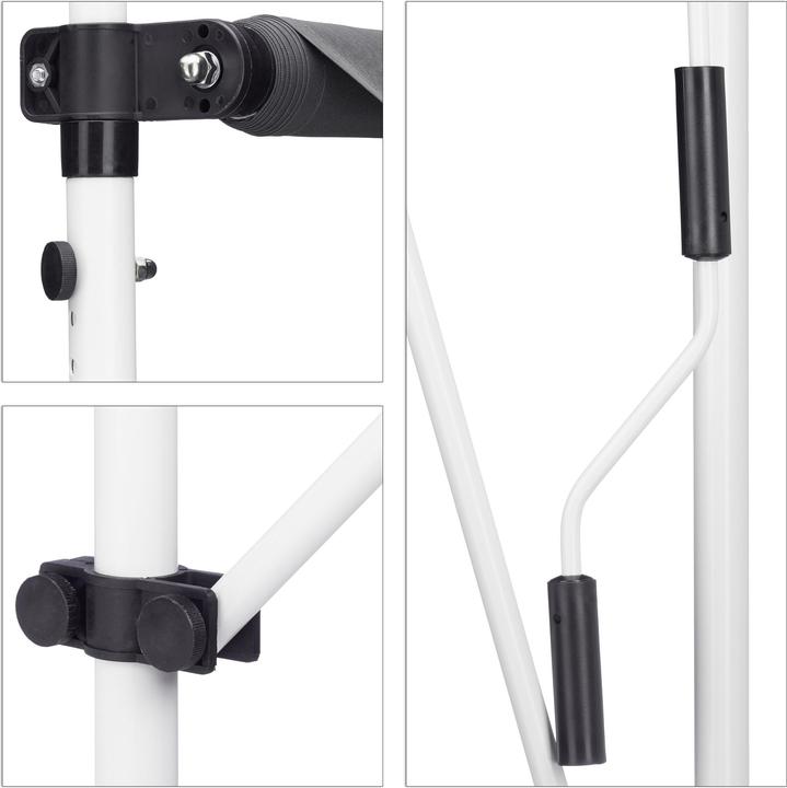 Actual product image Relaxdays Telesopic Canopy Blue White (2 m)