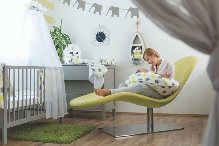 Produktbild Zewi Romper aus Frottee-Limette Sterne (50)