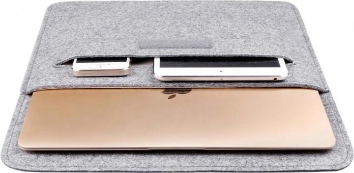 Produktbild Screenguard 2-in-1 Felt Sleeve Macbook & Notebook 12" 11" Tasche aus Filz (12", Apple)