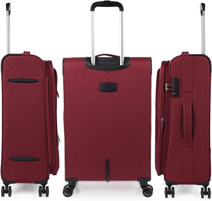 Actual product image Jaslen Trolley set (82.50 l, Hand luggage (up to 50 litres), M (50 - 90l))