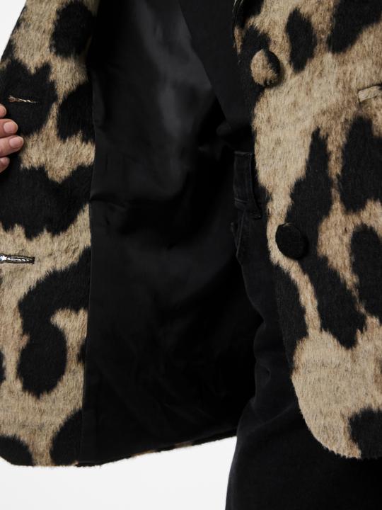 Produktbild Pieces PCDEMI LEOPRINT Einreihiger Blazer (L)