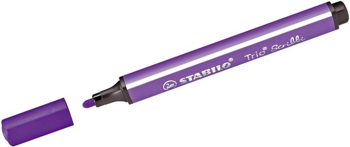 Produktbild STABILO Trio Scribbi Gefederter Dreikant-Filzstift (Violett, 1 x)