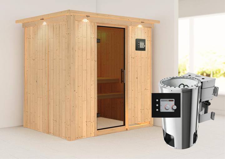 Immagine prodotto Karibu Fanja con corona sul tetto (Plug & Play 3,6 KW - Bio controllo esterno)