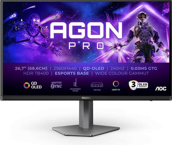 Produktbild AOC Agon PRO AG276QZD2 (2560 x 1440 Pixel, 26.70")