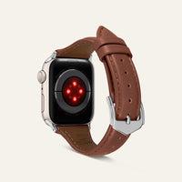 Actual product image Spigen Kajuk Apple Watch Leather Strap 4/5/6/7/8 / SE 40/41 mm brown (38 mm, 40 mm, 41 mm, Genuine Leather)