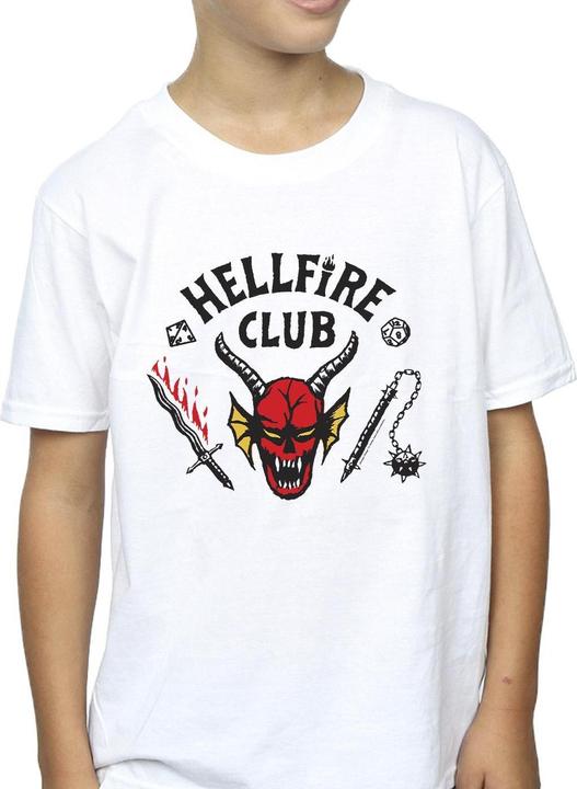 Immagine prodotto Netflix Stranger Things Hellfire Club Maglietta Ragazzi (140, 146)