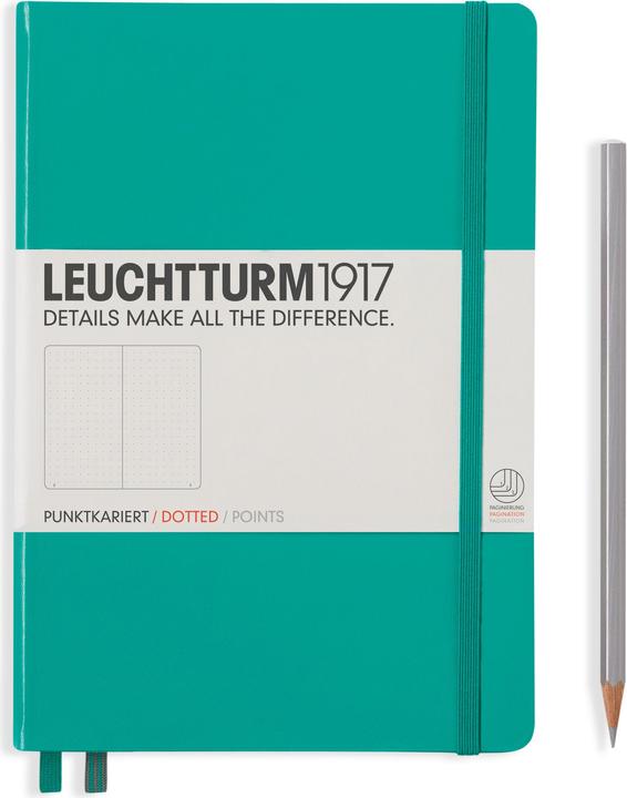 Leuchtturm1917 Taccuino (A5, Punteggiato, Copertina rigida)