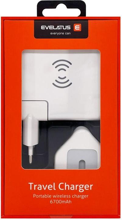 Image du produit Evelatus Adaptateur de voyage Chargeur sans fil EWC06 (15 W)