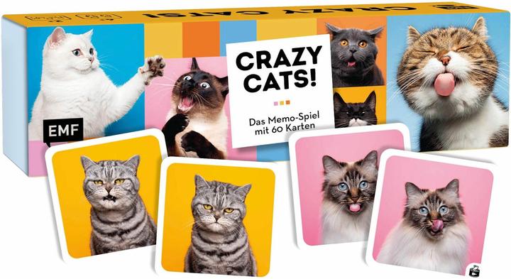 Produktbild Memo-Spiel: Crazy cats! (Deutsch)