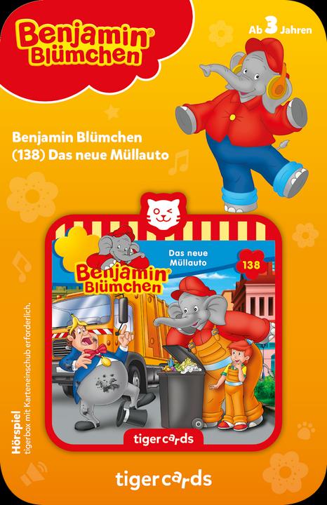Immagine prodotto Tigermedia Tigercard Benjamin Blümchen Il nuovo camion della spazzatura (Tedesco)