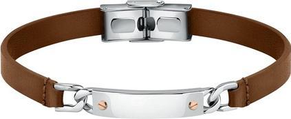 Produktbild Morellato Stylish brown leather bracelet Moody SQH45 (M) (Recycled Leather)
