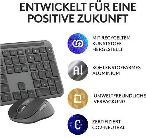 Immagine prodotto Logitech Signature Slim Combo MK950 (CH, Senza fili)
