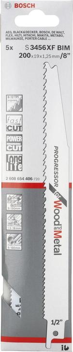 Productafbeelding Bosch Professional Zubehör Sabre zaagbladen S3456XF