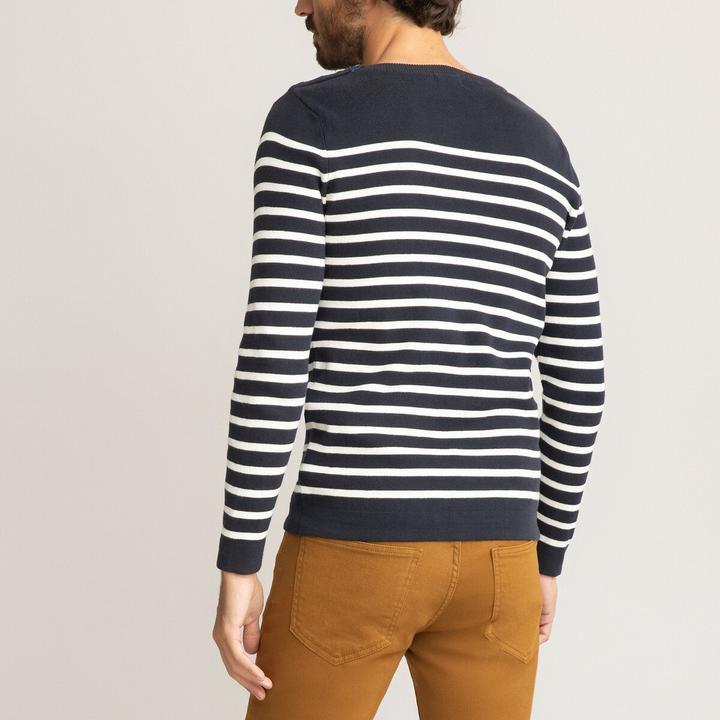 Actual product image La Redoute Collections Organic cotton sailor jumper (XL)
