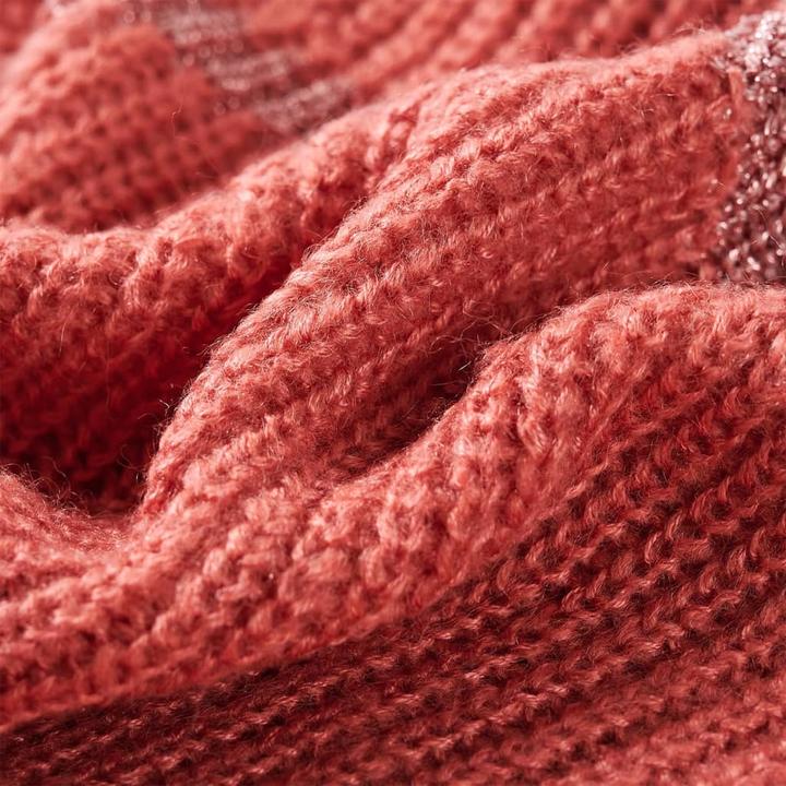 Image du produit VidaXL Pullover enfant tricoté Rose moyen 140,Matériau : 67 (140)