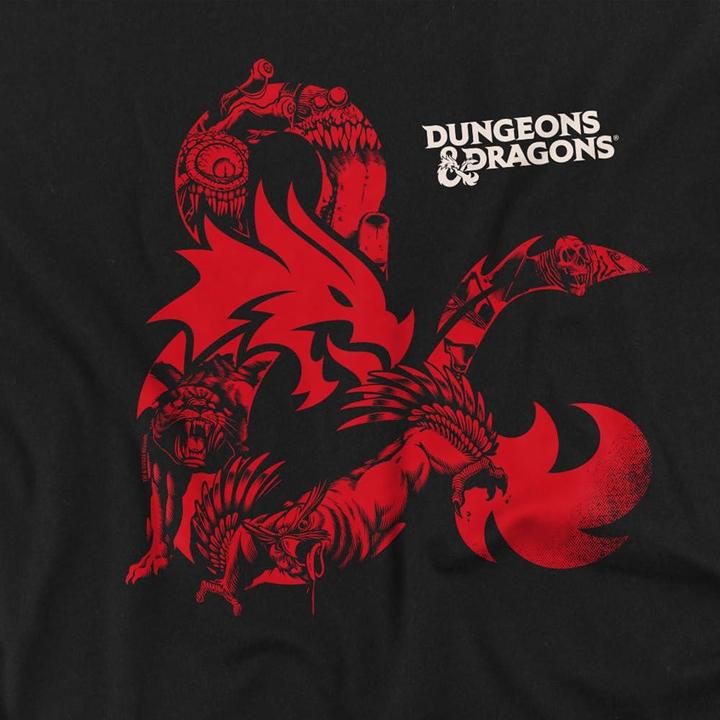 Actual product image Dungeons & Dragons Mens Ampersand Monsters T-Shirt (4XL)