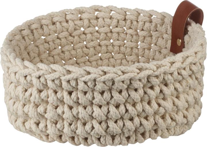 Actual product image ASA Selection ASA crochet basket S ecru 17 cm